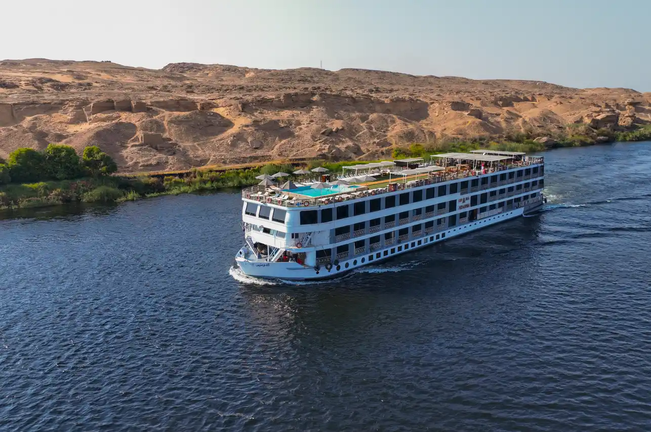 Exterior view of the City and Sea Adonis Nile Cruise Nile cruise ship